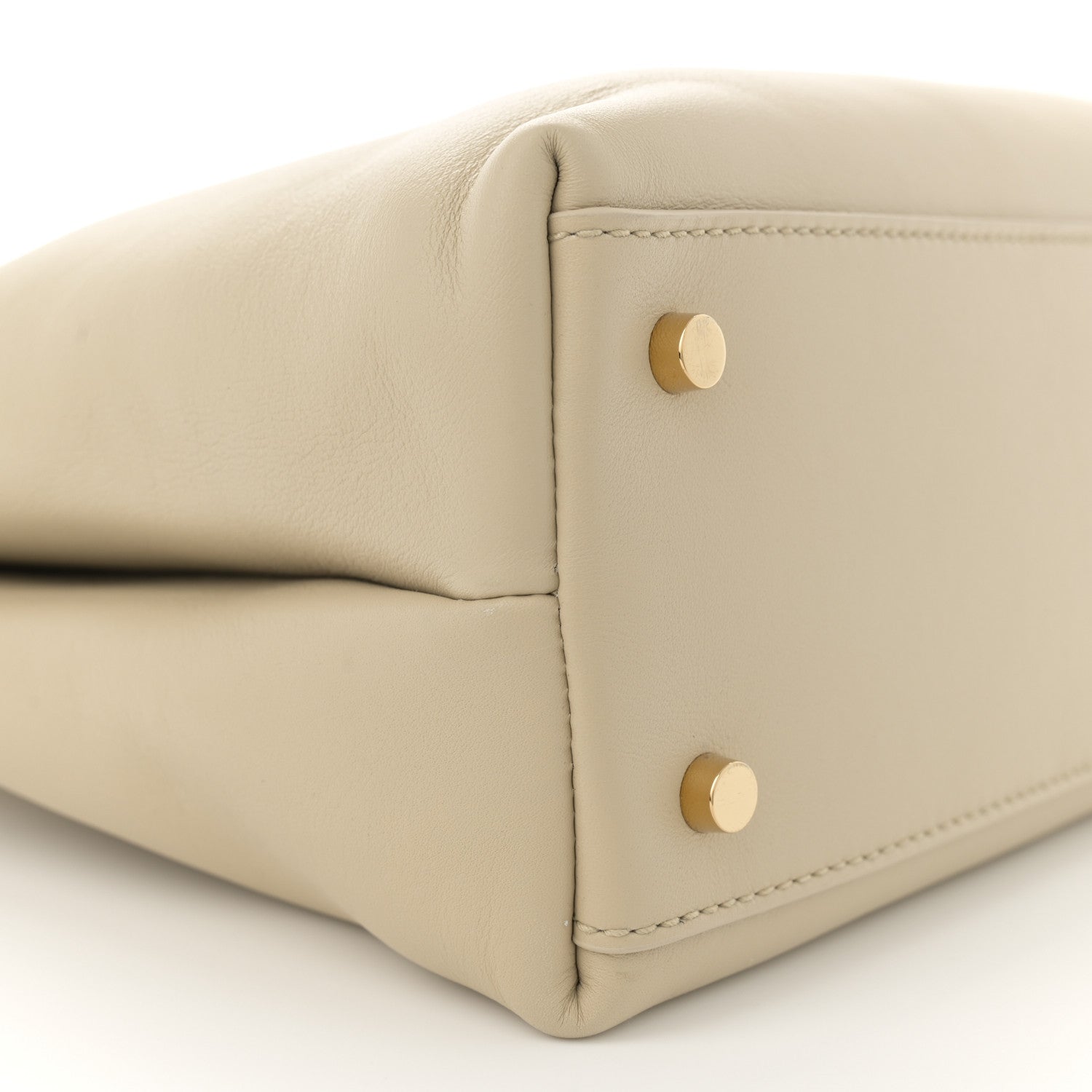 Bottega Veneta Silky Calfskin Medium Andiamo Shoulder Bag Butterscotch 8 of 10