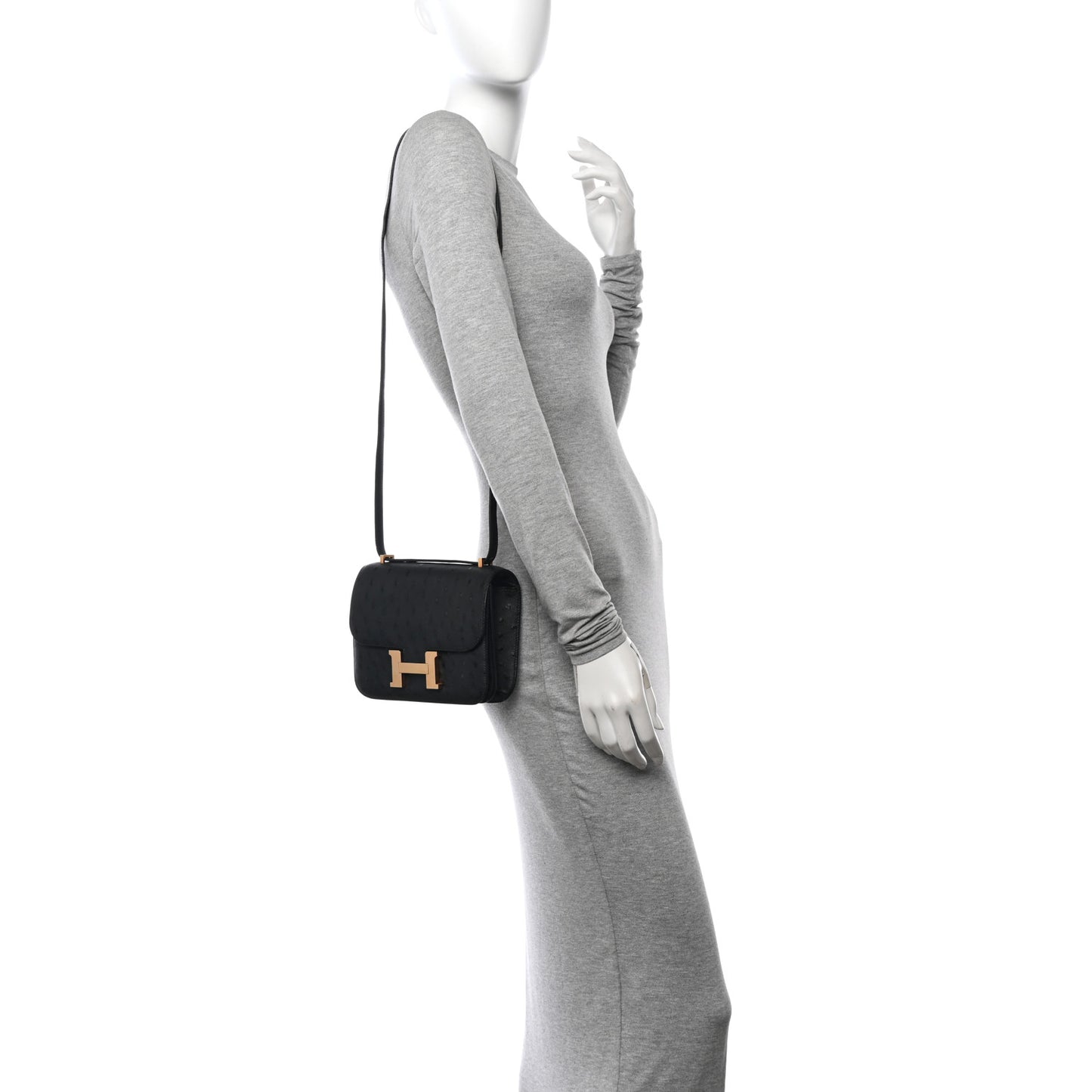 Ostrich Constance 18 Black