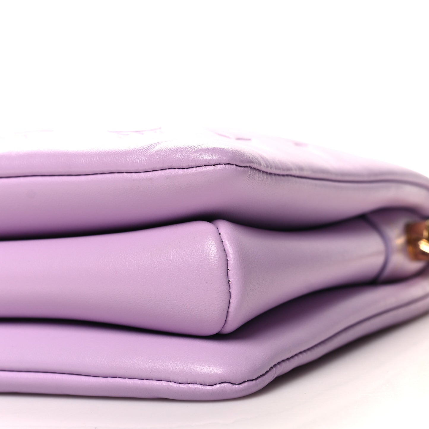 Lambskin Embossed Monogram Coussin PM Parme