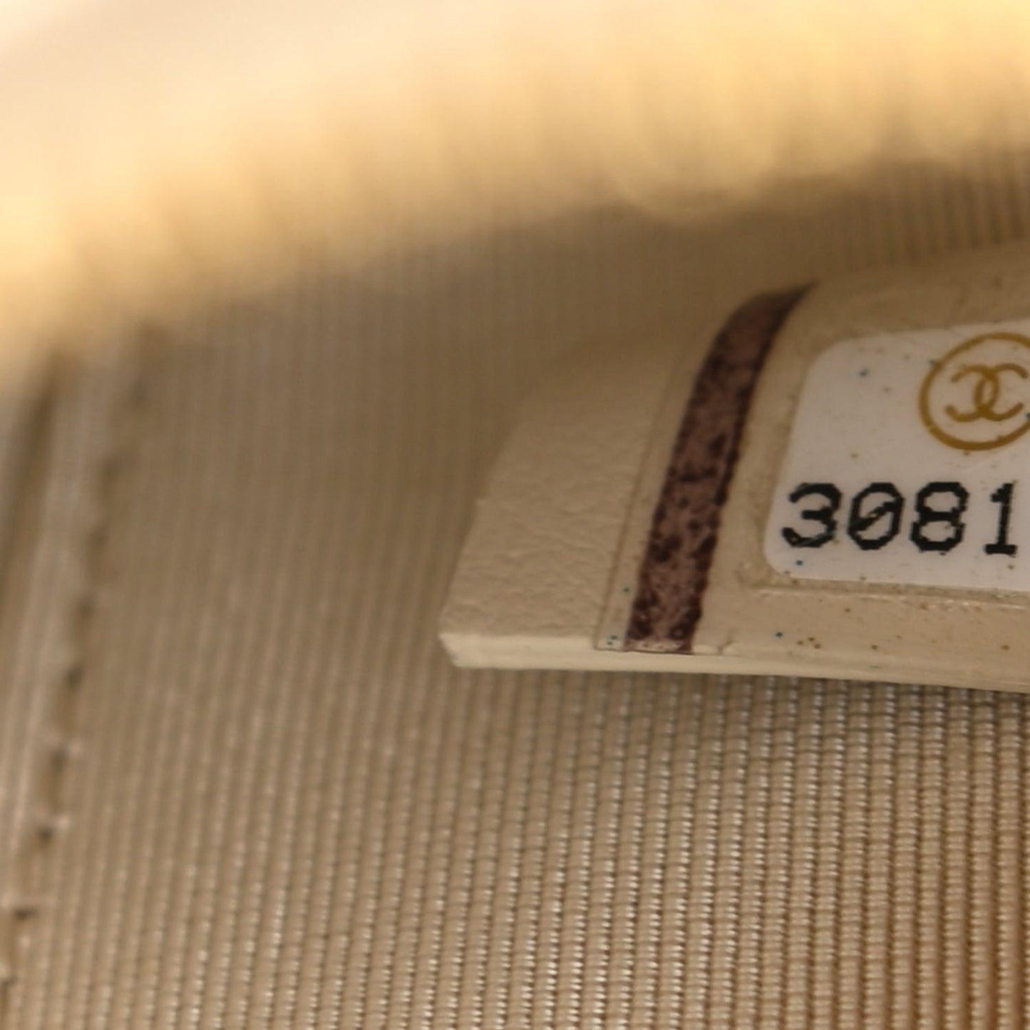 Goatskin Quilted Small Chanel 19 Pouch White