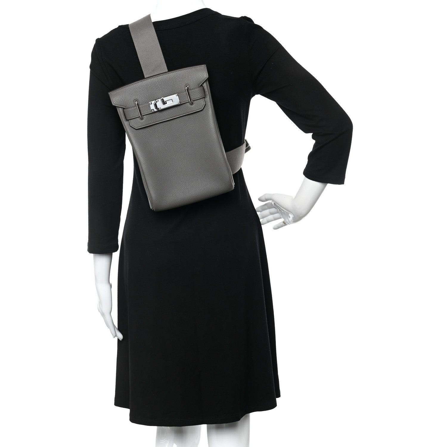 Hermes Togo Hac A Dos PM Backpack Gris Meyer 2 of 13
