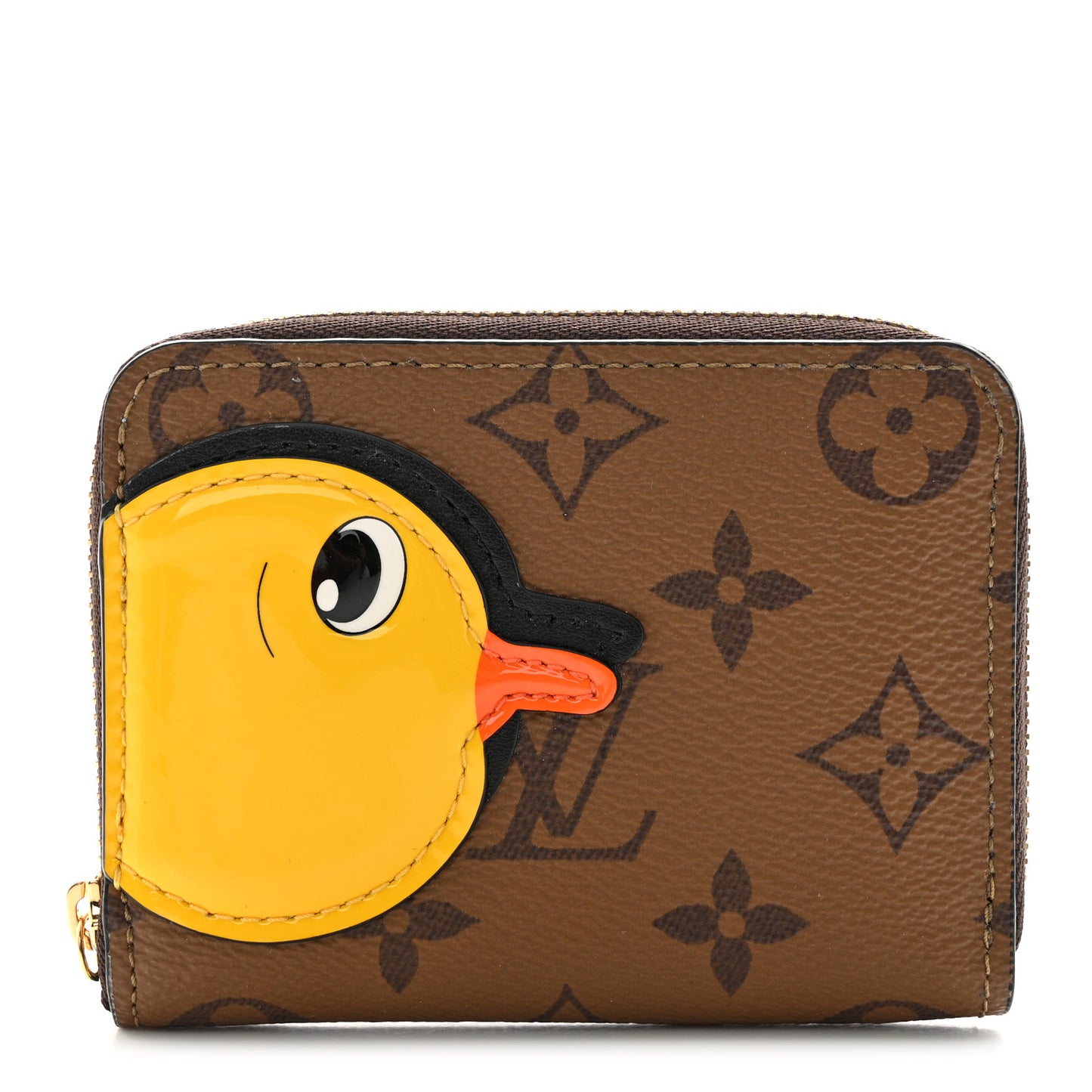 Reverse Monogram Duck Head Zippy Coin Purse