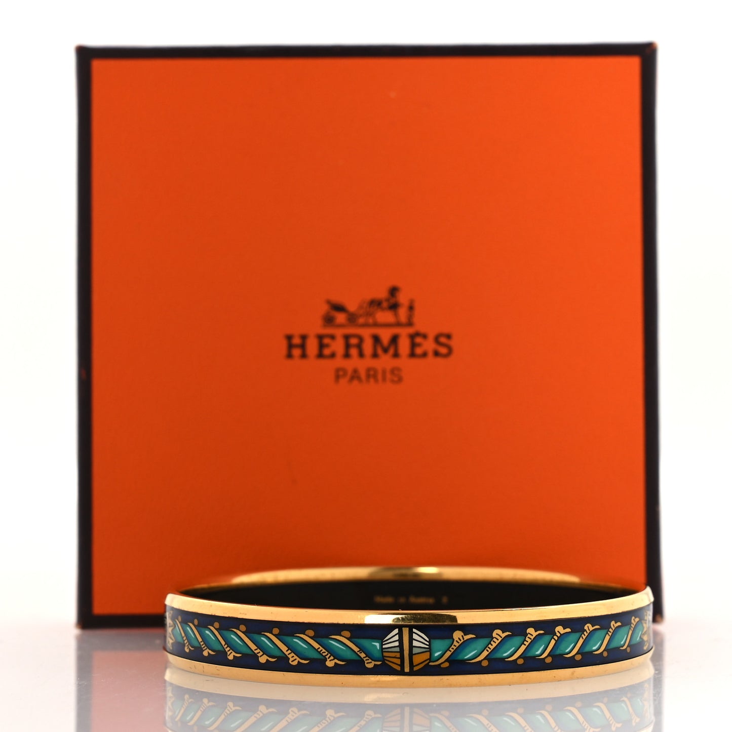 Enamel Printed Narrow Bracelet 65