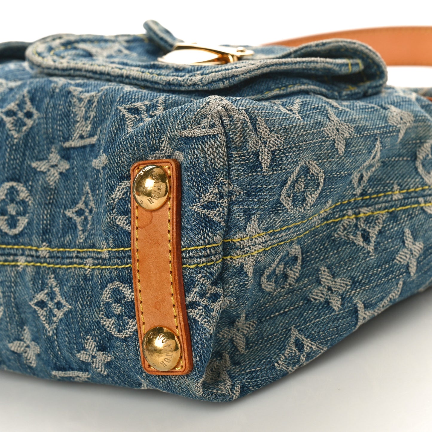 Monogram Denim Baggy PM Blue