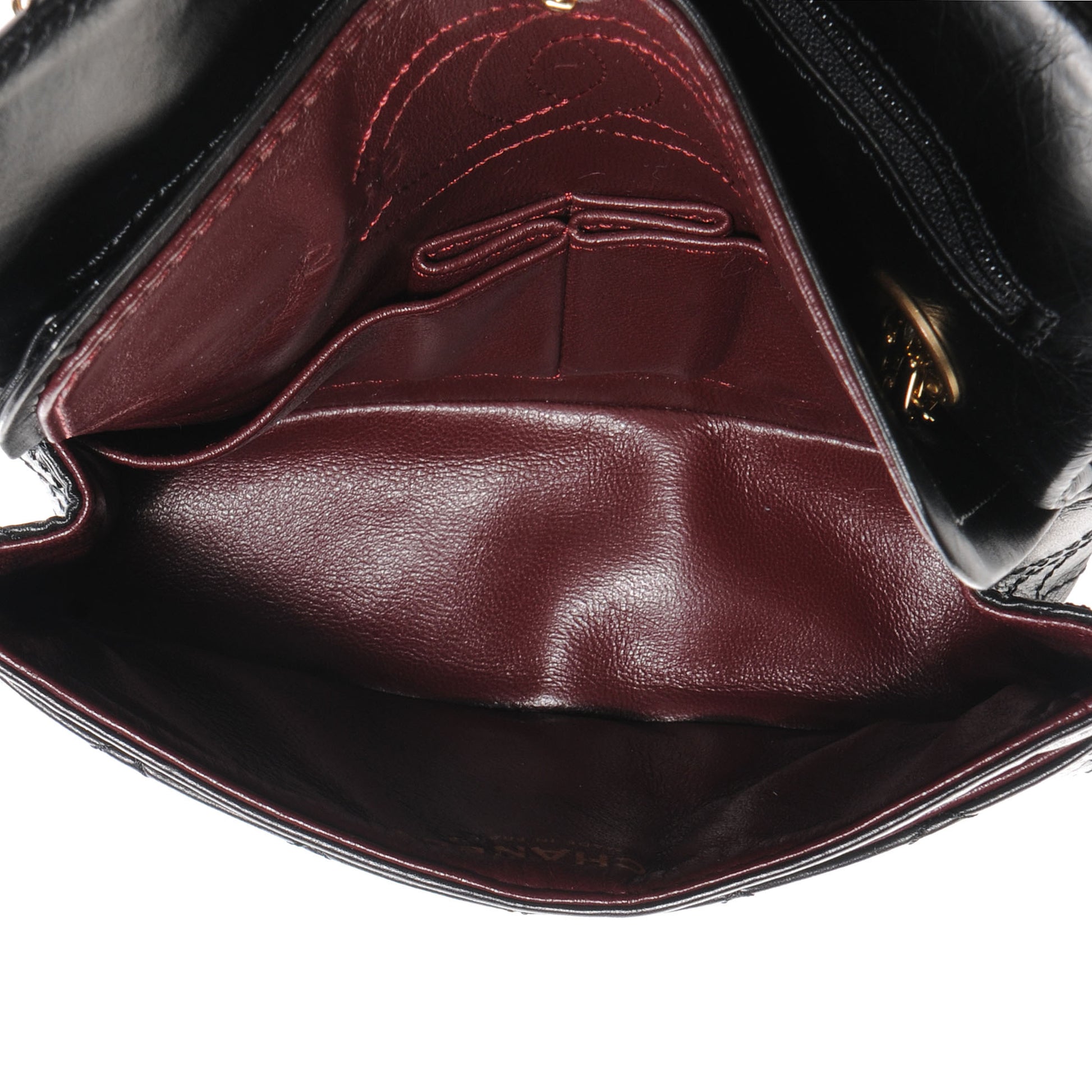 Chanel Aged Calfskin Quilted 50th Anniversary 2.55 Reissue 224 Flap Black 5 of 8