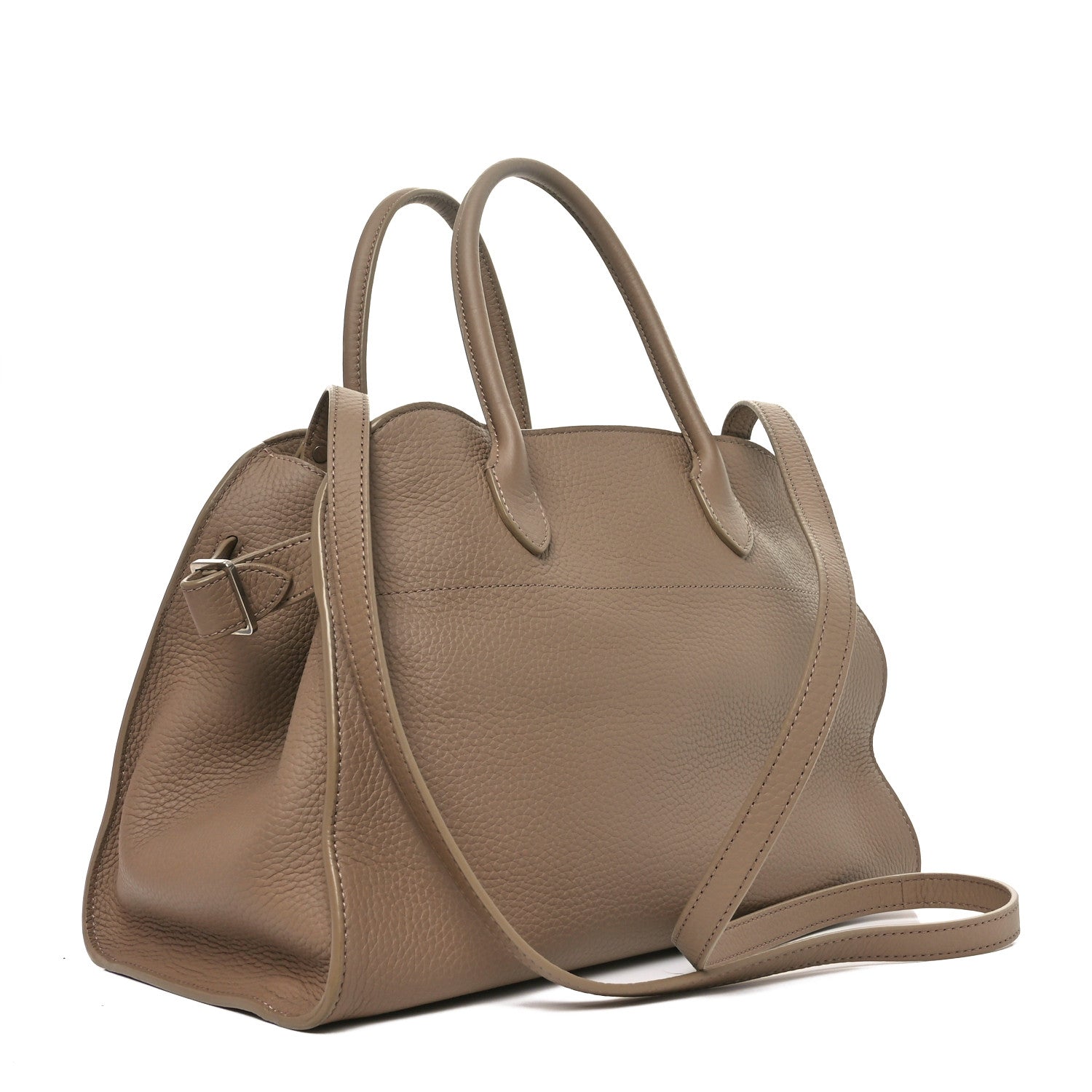 The Row Matte Grained Calfskin Soft Margaux 12 Silk 3 of 10