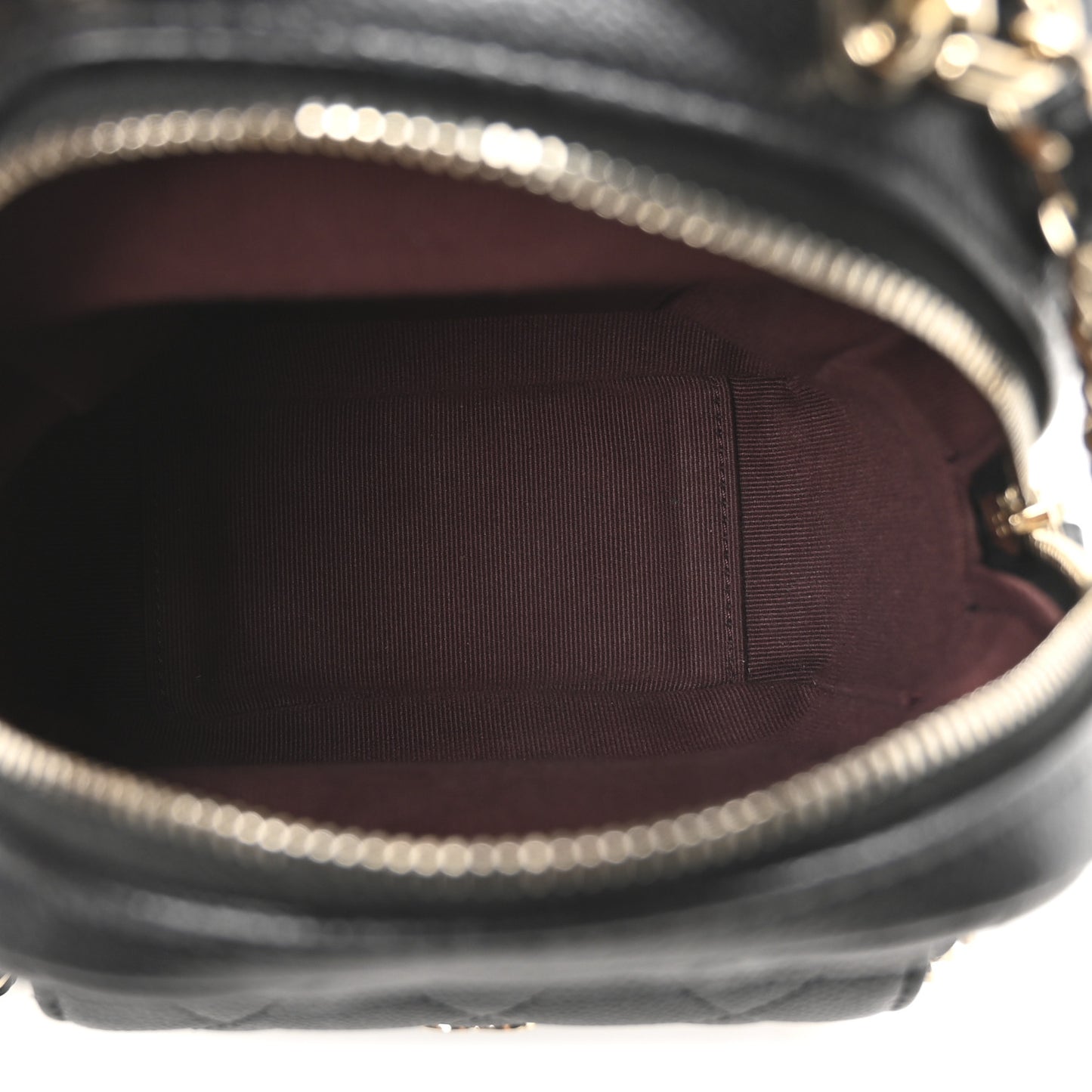 Caviar Quilted CC Mini Classic Backpack Black