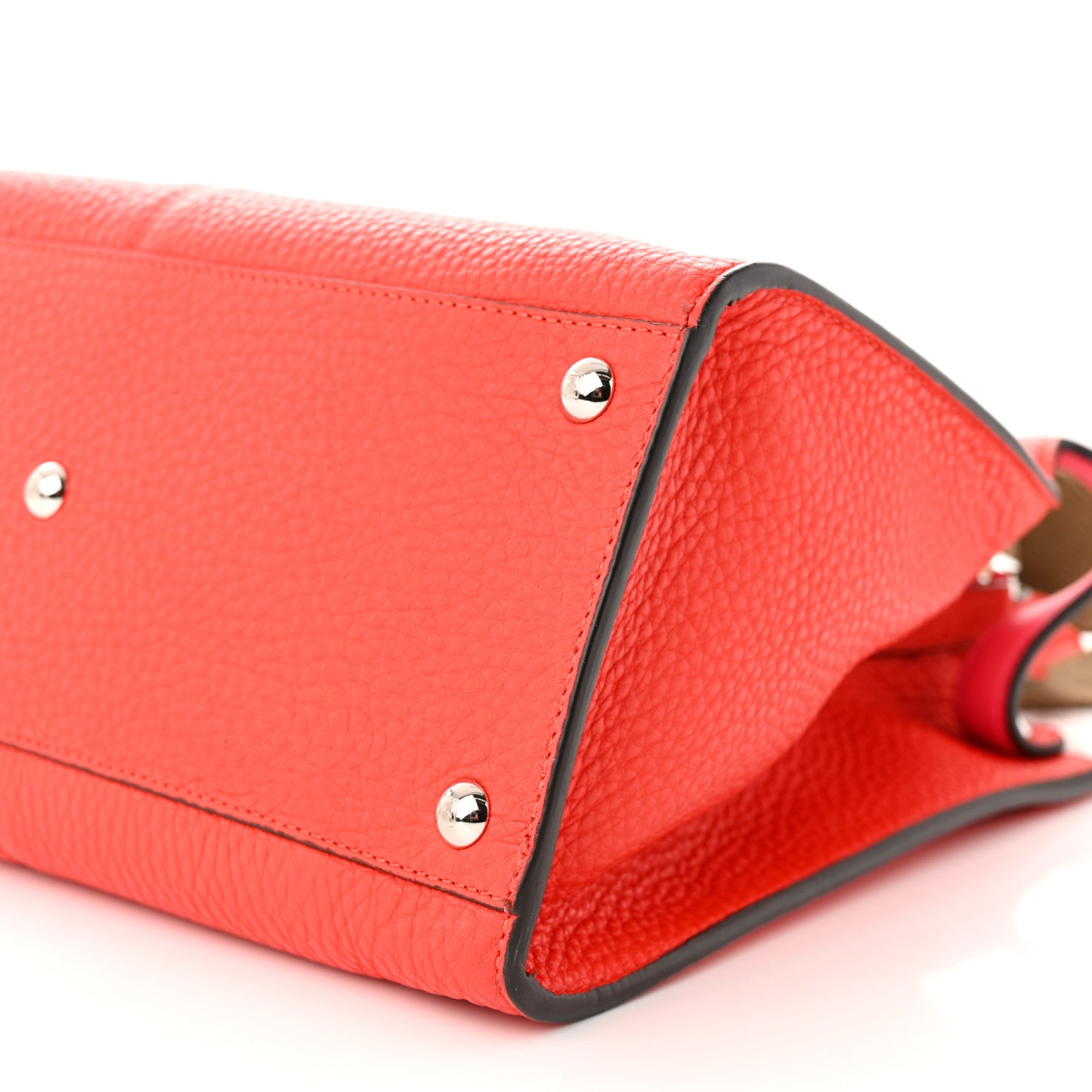 Cuoio Romano Selleria Medium Peekaboo X-Lite Fiamma Rosso