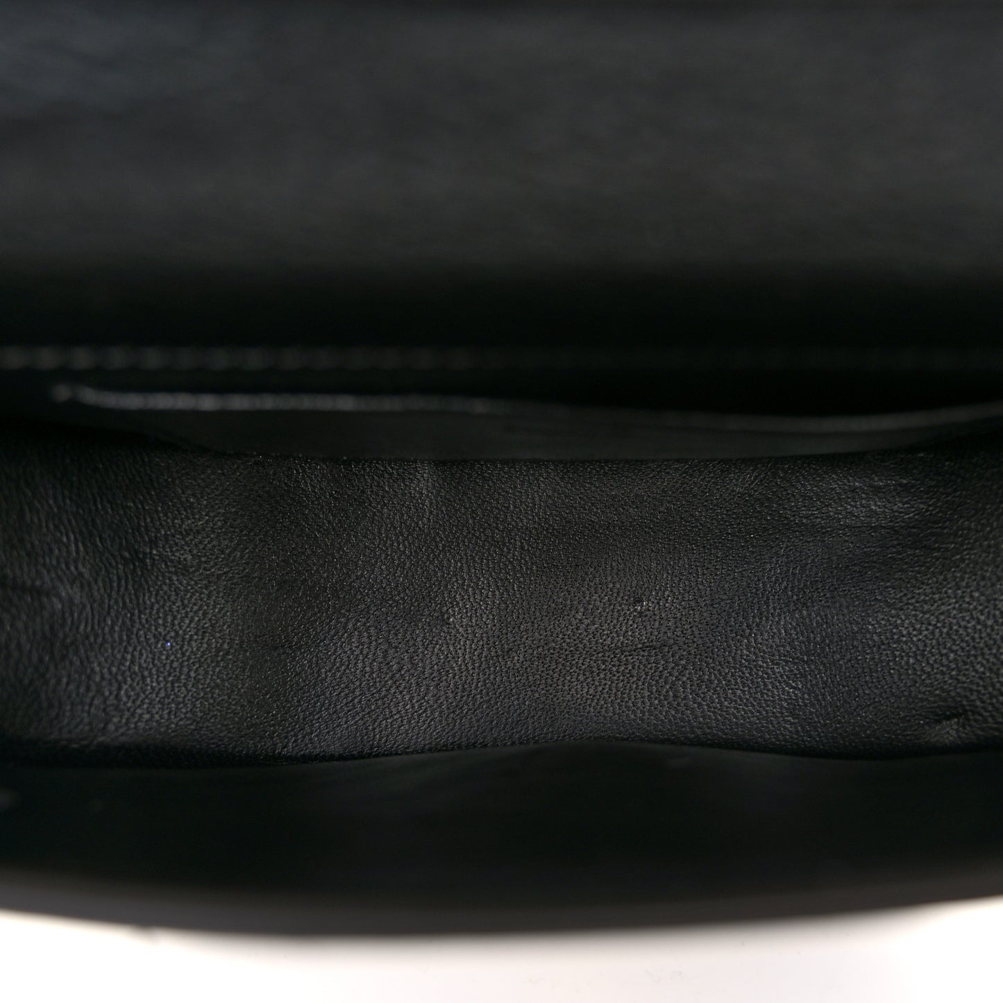 Calfskin Small Nile Bracelet Minaudiere Bag Black