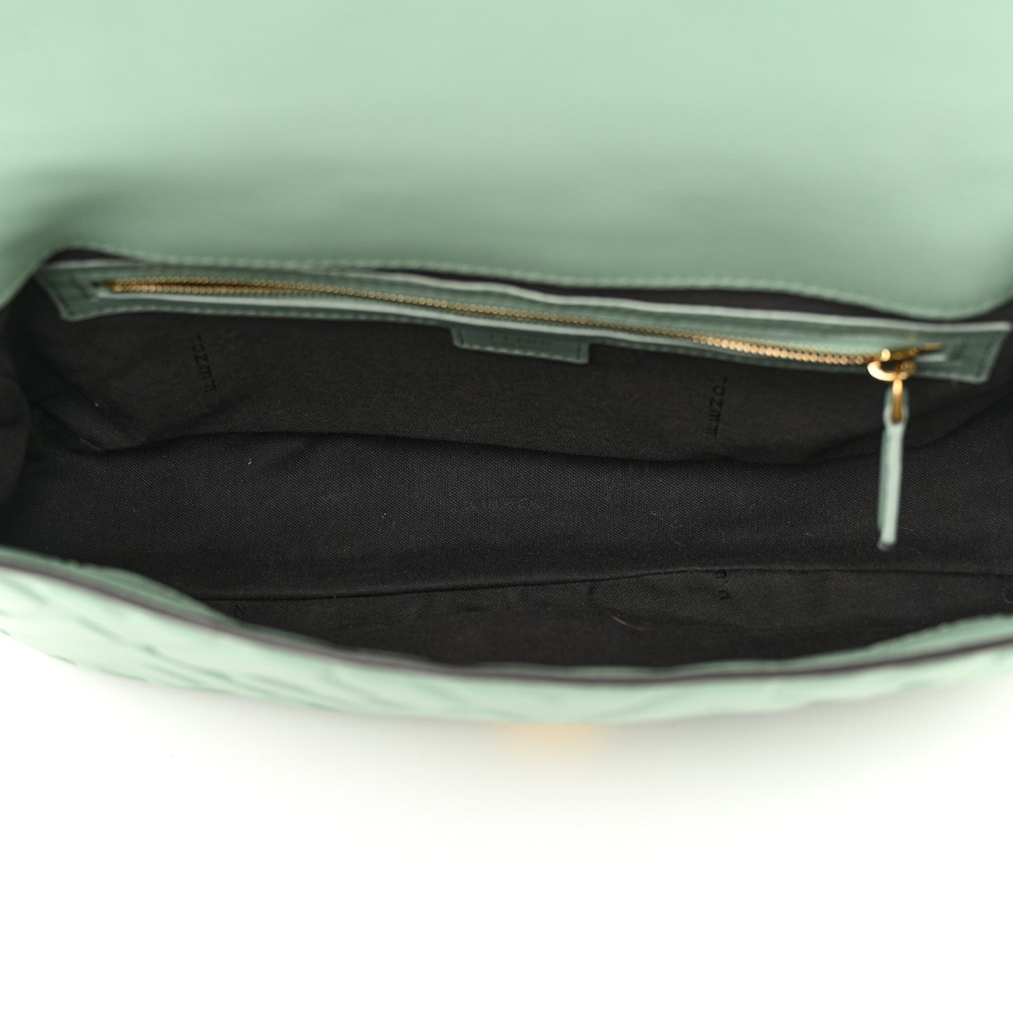 Nappa FF 1974 Embossed Baguette Menta