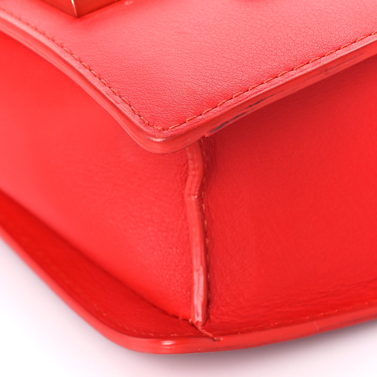 Calfskin Mini Madame Crossbody Red