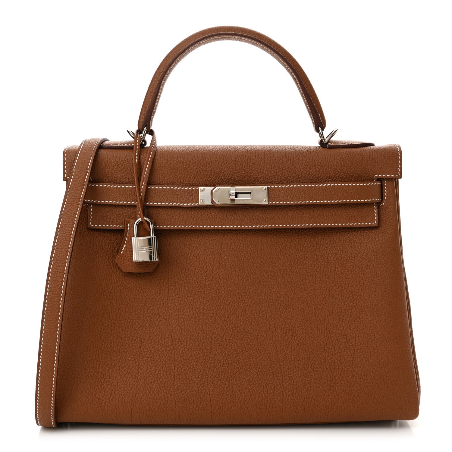 Hermes Togo Kelly Retourne 32 Gold 1 of 11