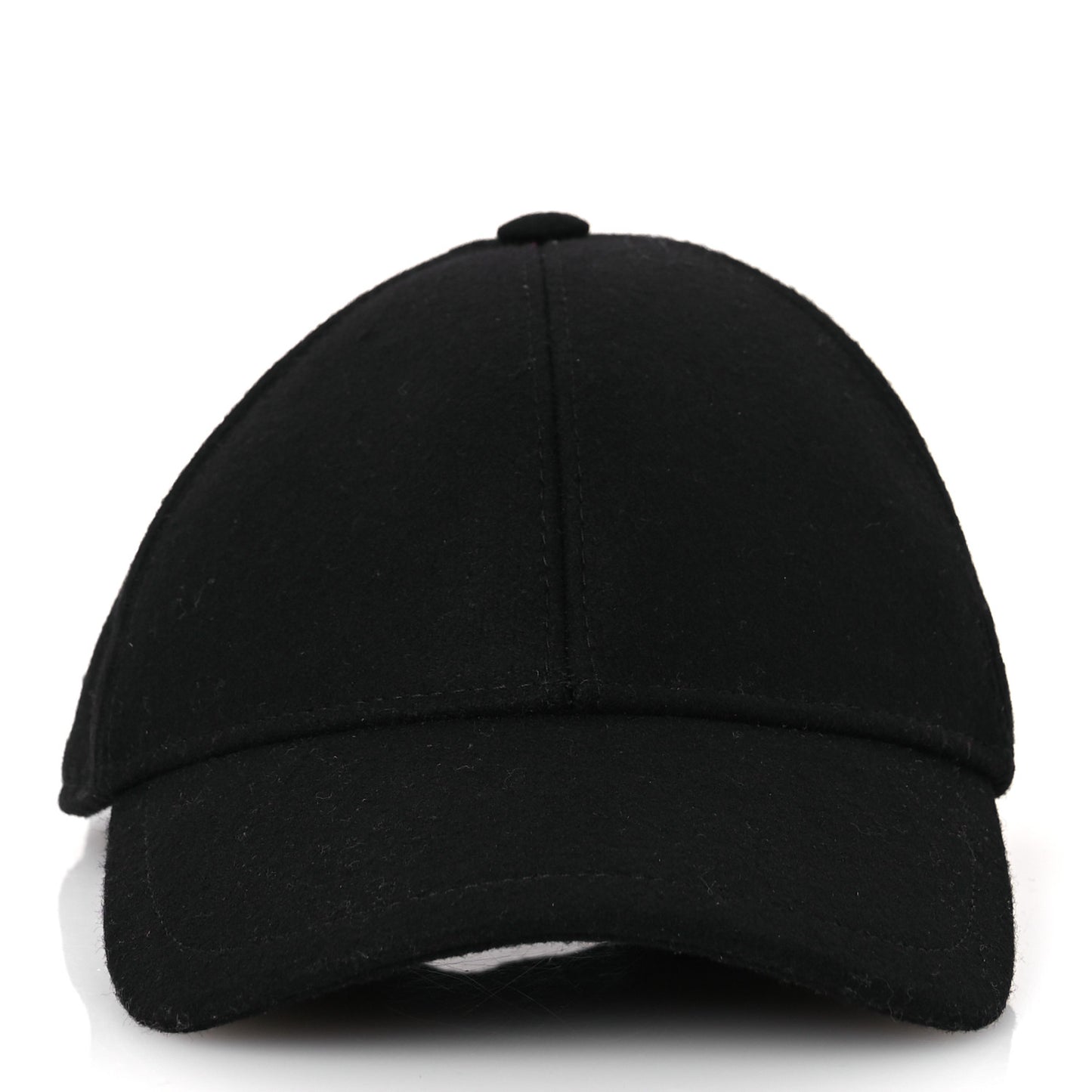 Wool Felt Monogram Baseball Cap 57 Black