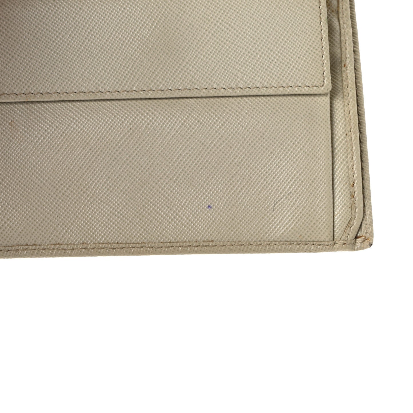 Saffiano Metal Bi-Fold Wallet Cera