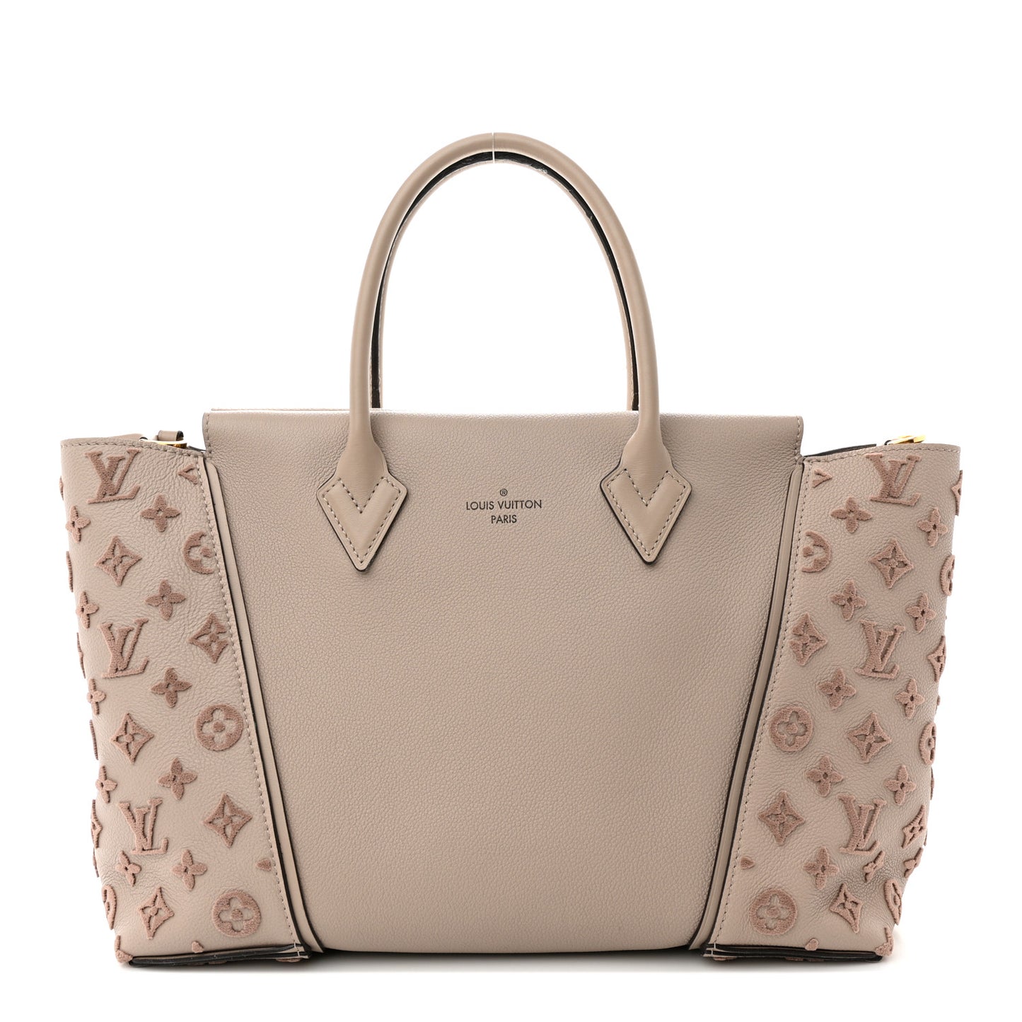 Veau Cachemire Tote W PM Galet