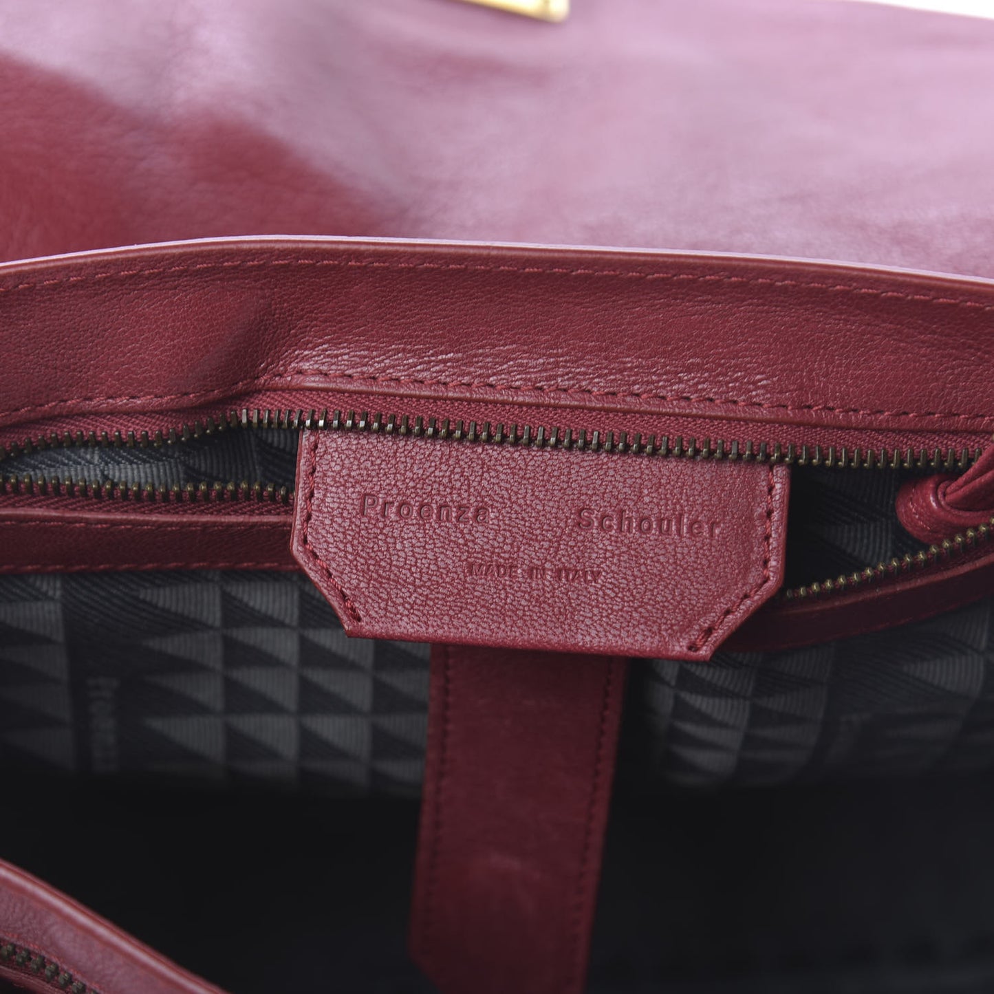 Lambskin Medium PS1 Satchel Chianti