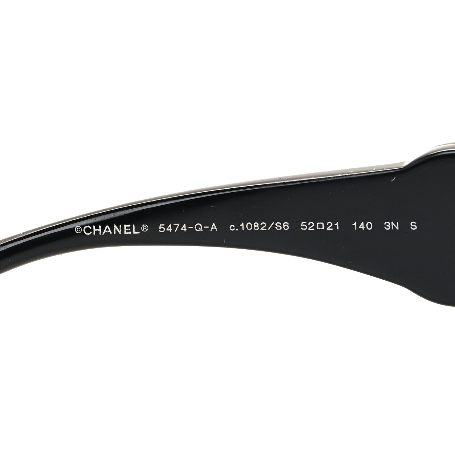 Chanel Acetate Calfskin Square Sunglasses 5474-Q-A Black 5 of 8