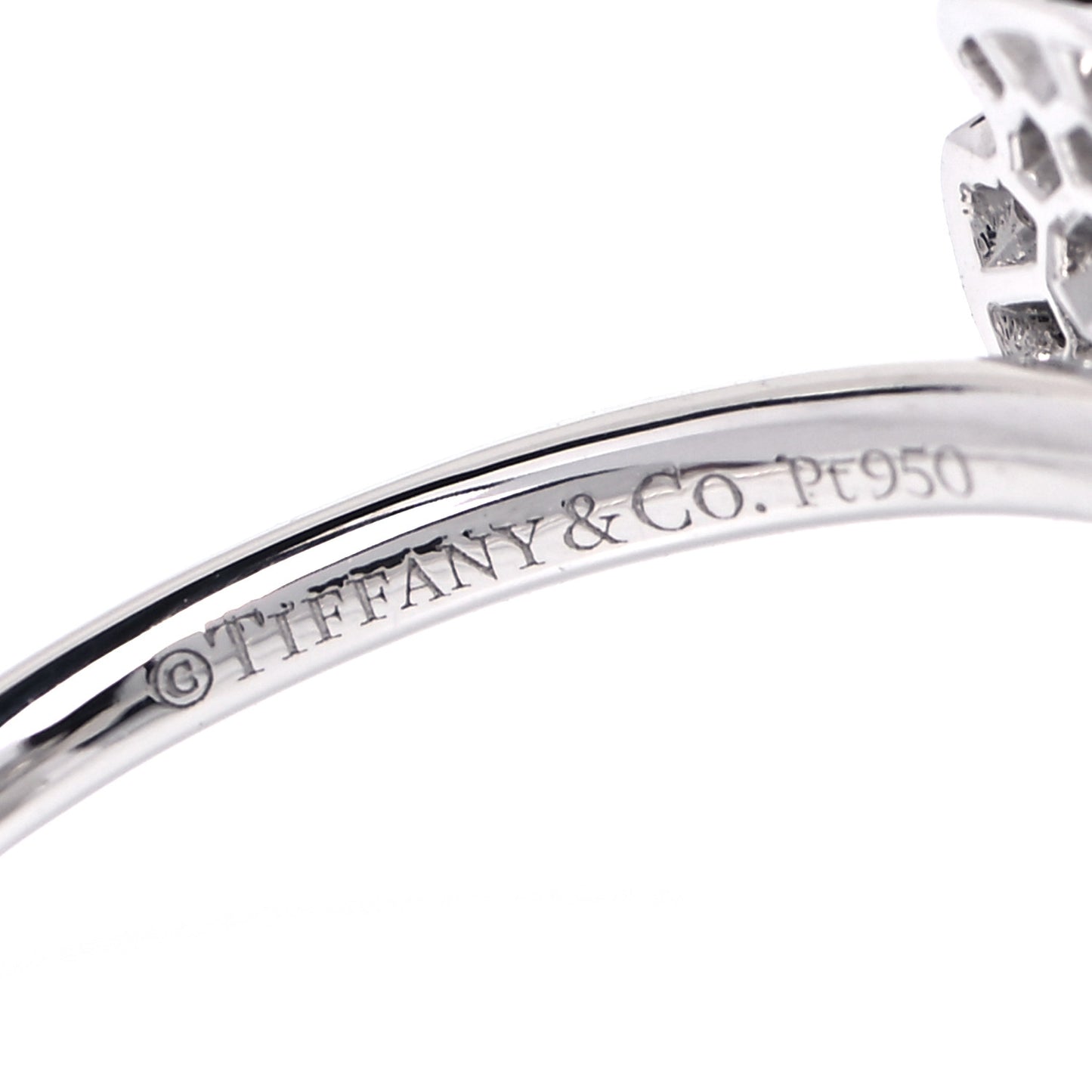 Platinum Diamond Paper Flowers Mixed Cluster Ring 52 6