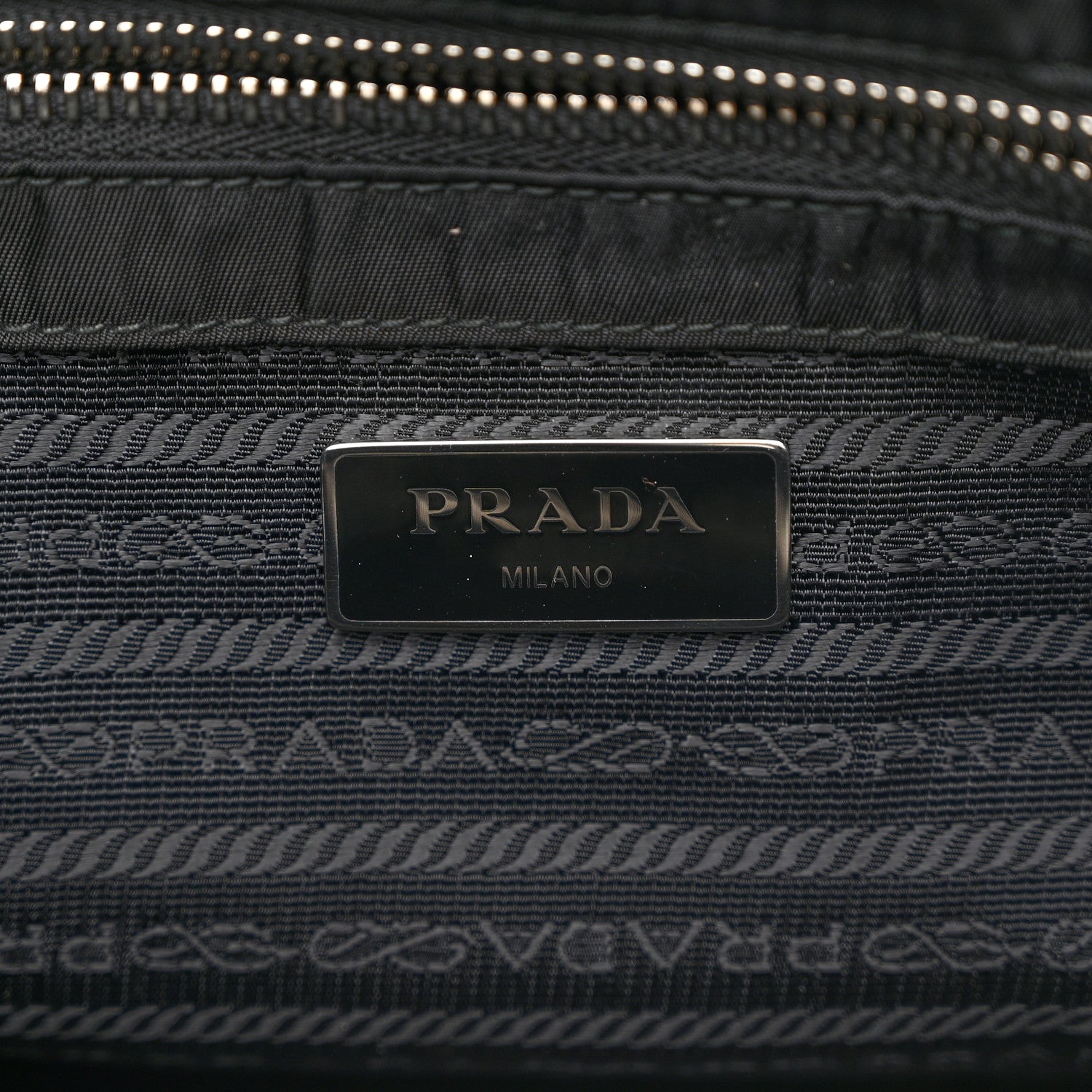 Prada Nylon Tessuto Impuntu Quilted Tote Black 6 of 10