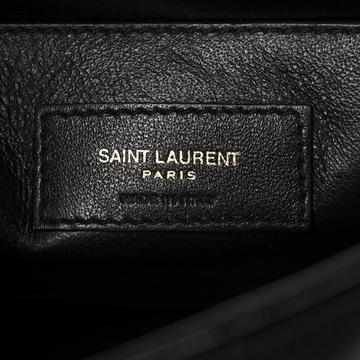 Saint Laurent Lambskin Matelasse Monogram Large Vicky Chain Bag Black 7 of 14