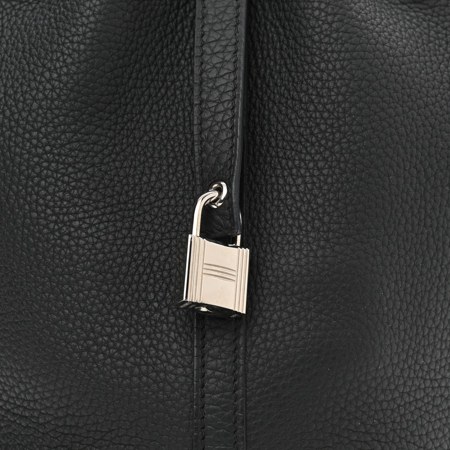 Taurillon Clemence Picotin Lock 18 PM Black
