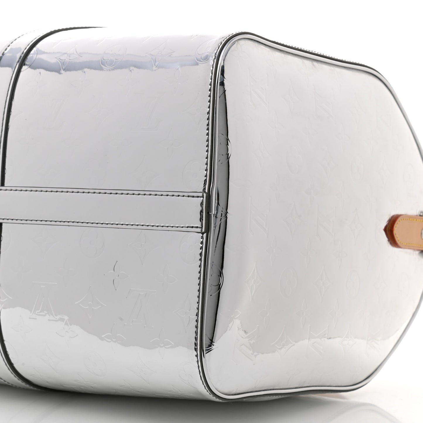 Monogram Mirror Keepall Bandouliere 50 Silver