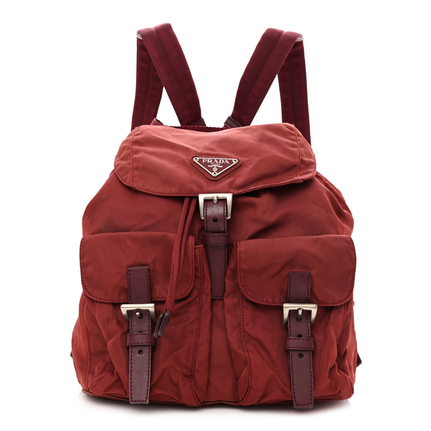 Prada Nylon Vela Small Backpack Rosso 1 of 15