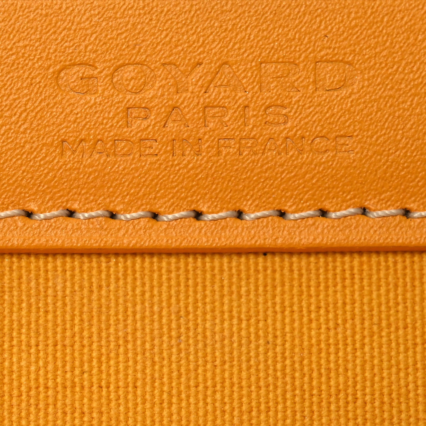 Goyardine Muse Vanity Case Yellow