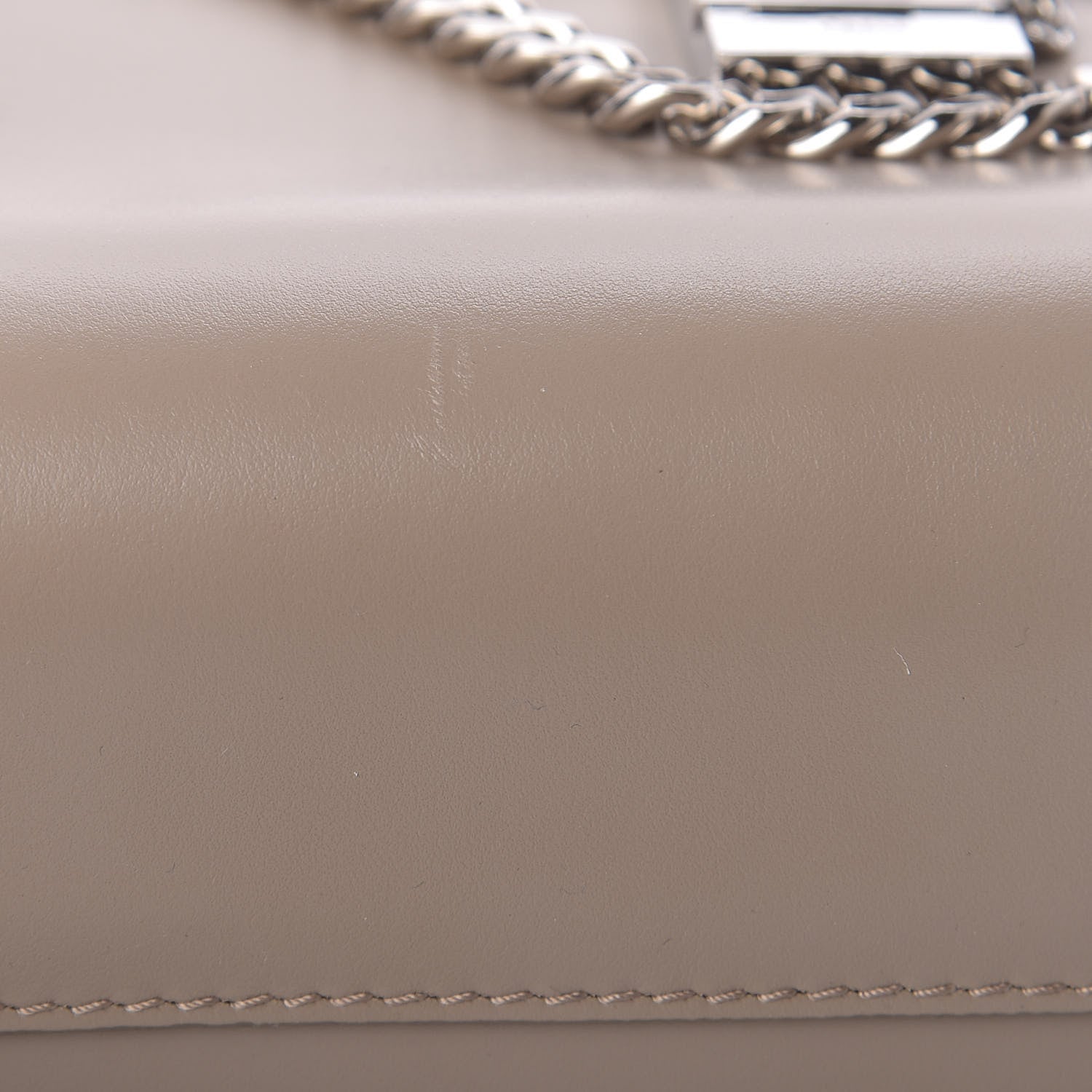 Chloe Shiny Calfskin Mini Annie Shoulder Bag Motty Grey 12 of 14