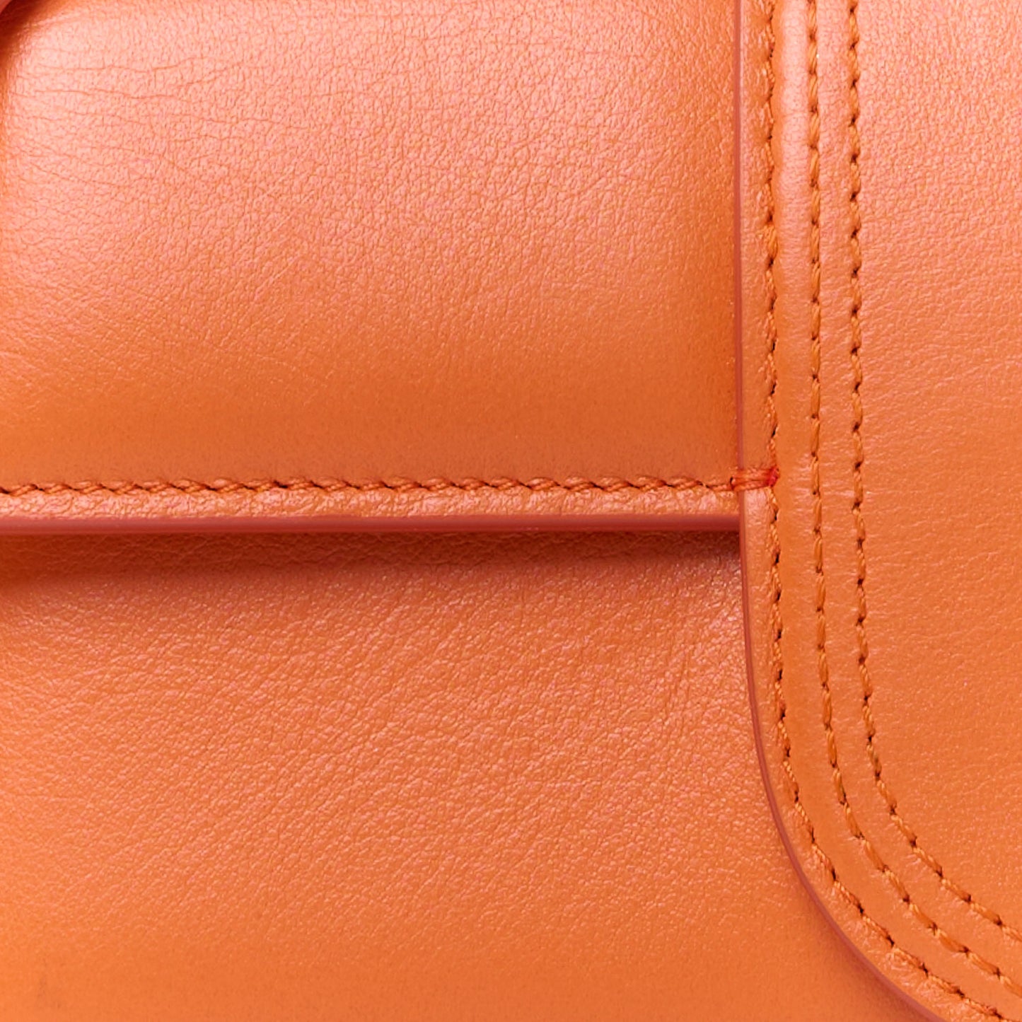Smooth Calfskin Le Bambino Dark Orange