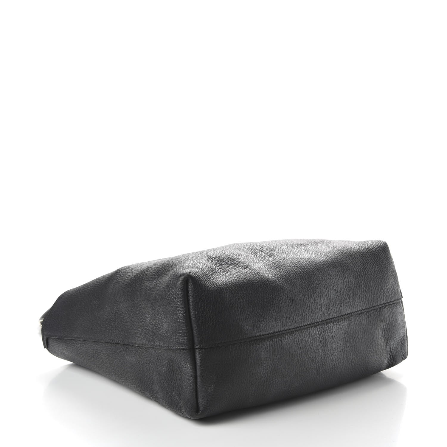 Prada Vitello Daino Etiquette Shopping Bag Black 4 of 12