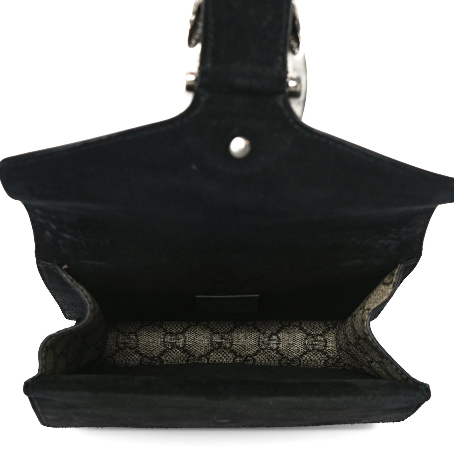 GG Supreme Monogram Mini Dionysus Shoulder Bag Black