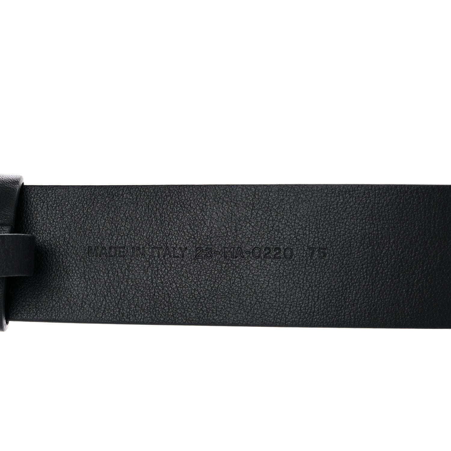 Christian Dior Calfskin Diorquake Belt 75 Black 4 of 6