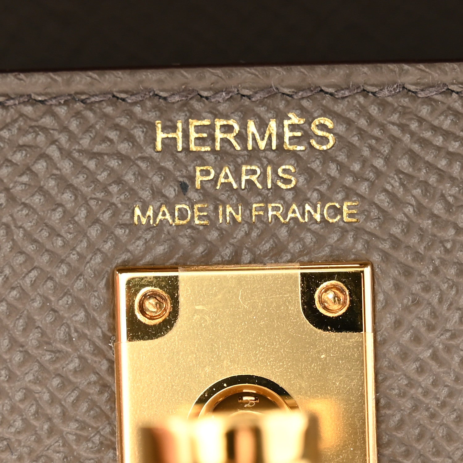 Hermes Epsom Kelly Sellier 25 Etain 6 of 11