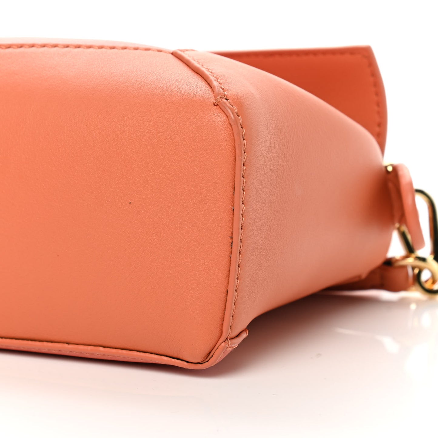 Calfskin Paula's Ibiza Degrade Mini Puzzle Bag Orange