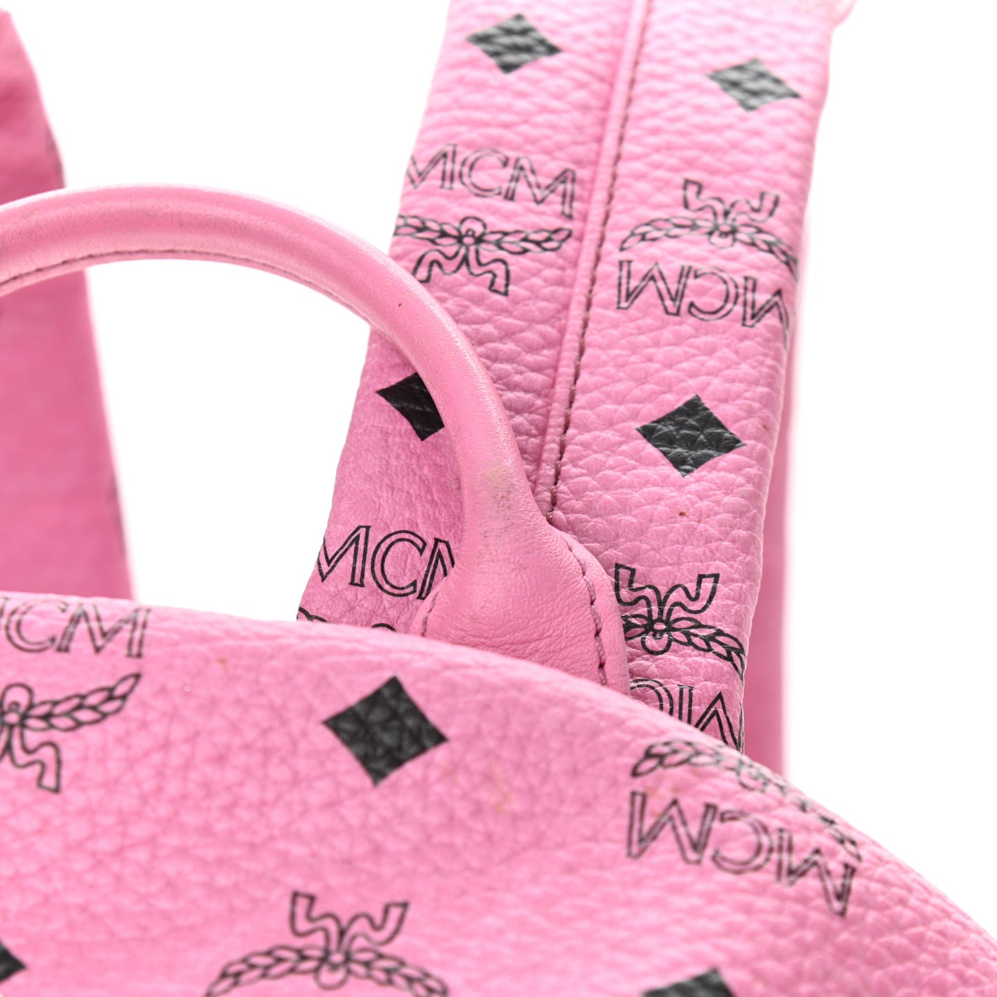 Visetos Medium Sprinkle Stud Stark Backpack Pink