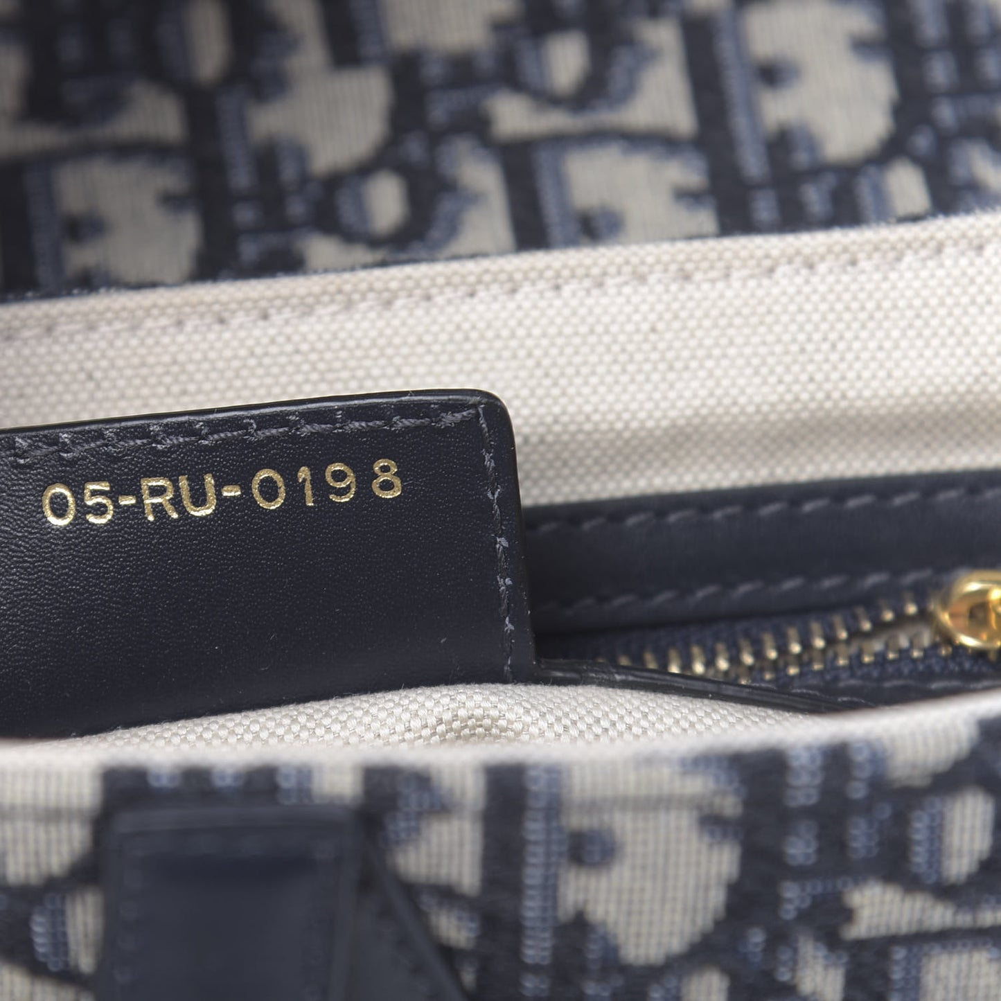 Oblique Saddle Bag Blue