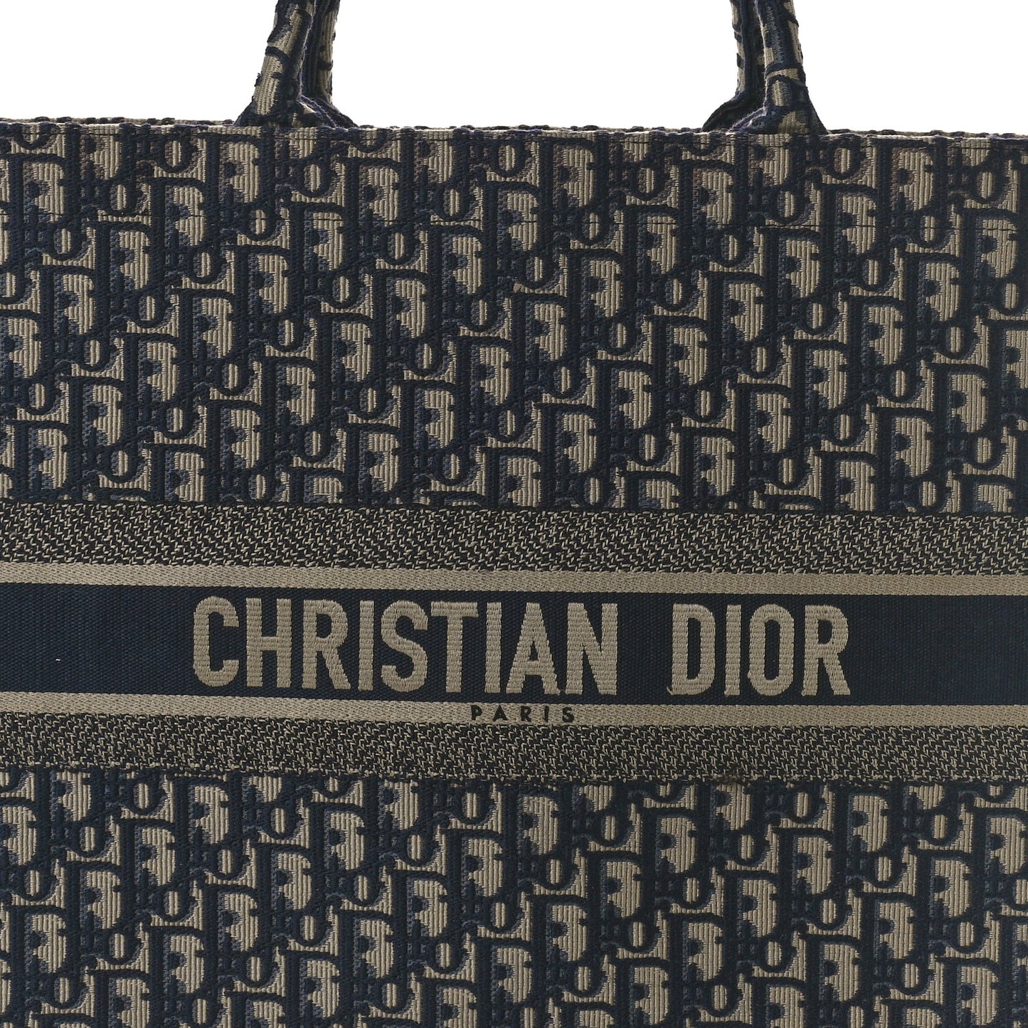 Oblique Large Book Tote Blue Multicolor