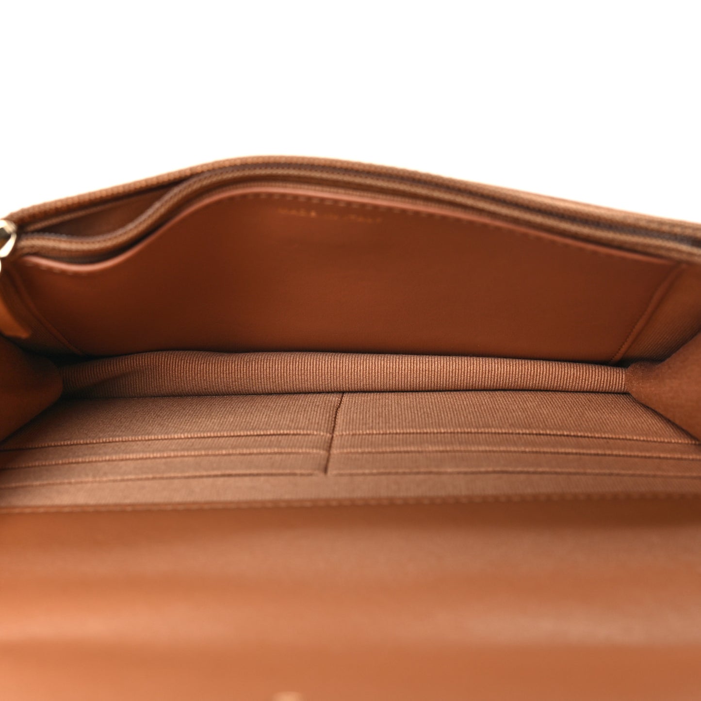 Lambskin Quilted Chanel 19 Wallet On Chain WOC Brown