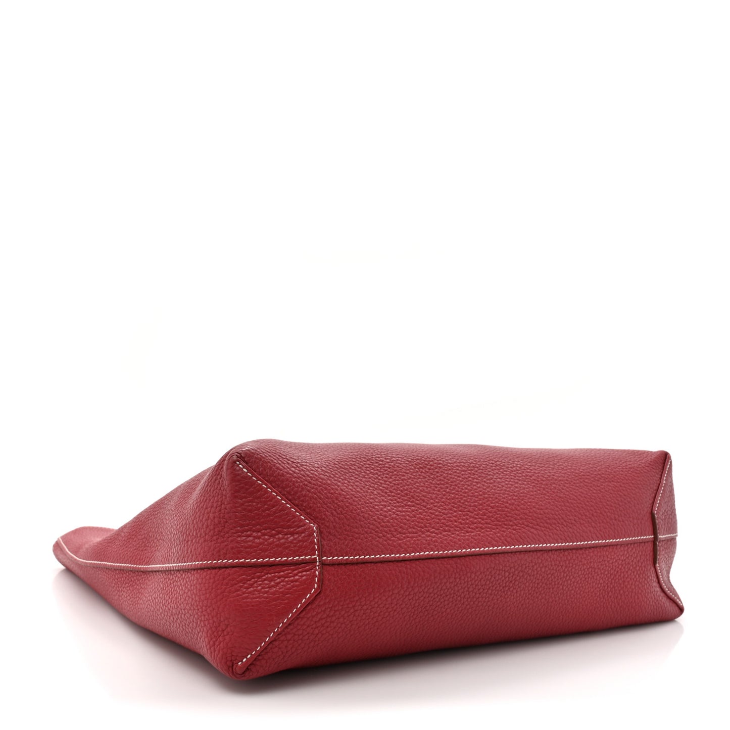 Taurillon Clemence Double Sens 45 Reversible Tote Rubis Bougainvillea