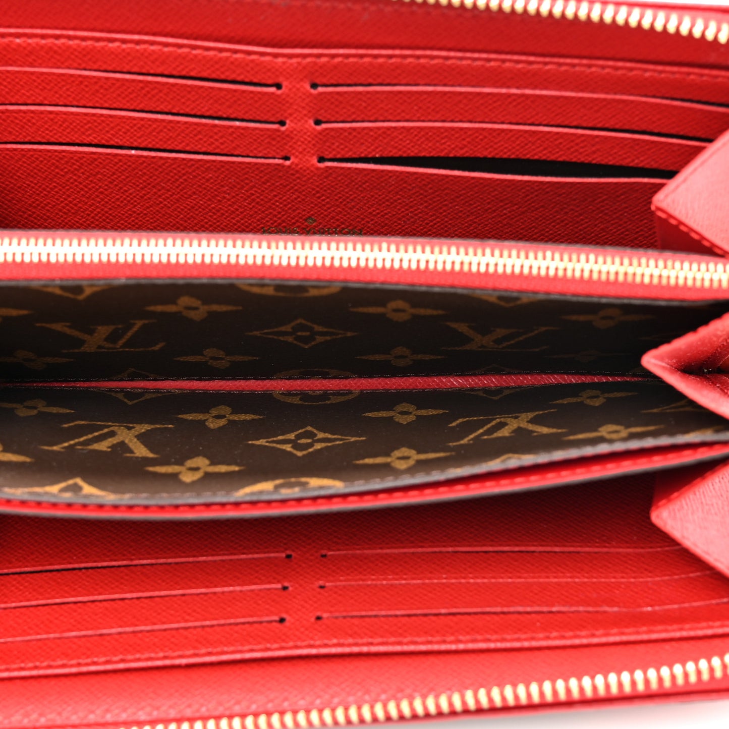 Monogram Retiro Zippy Wallet Cherry