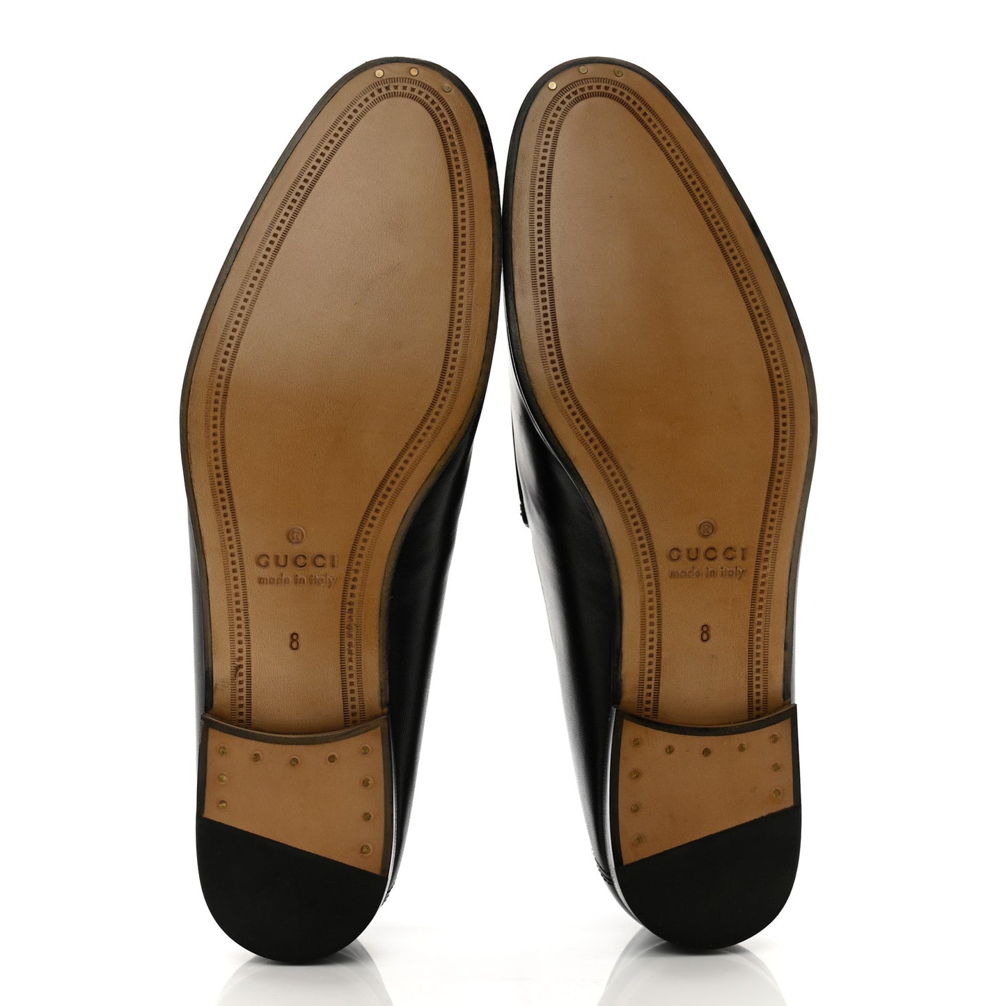 Lambskin Mens Brixton Horsebit Loafers 8 Black