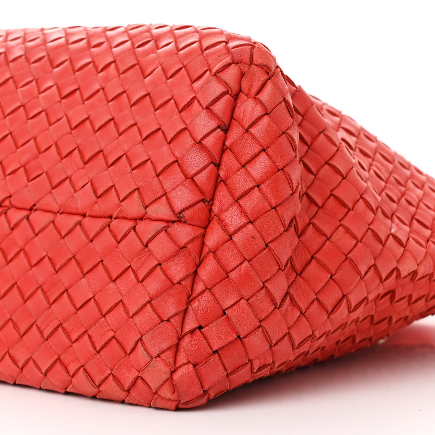 Nappa Intrecciato Mini Cabat Red