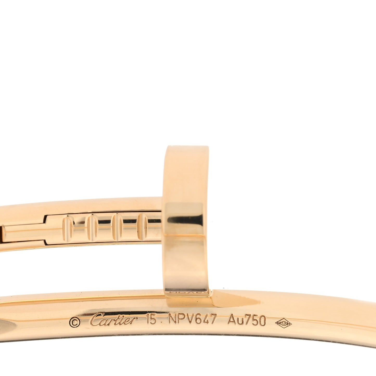 18K Yellow Gold Juste Un Clou Bracelet 15