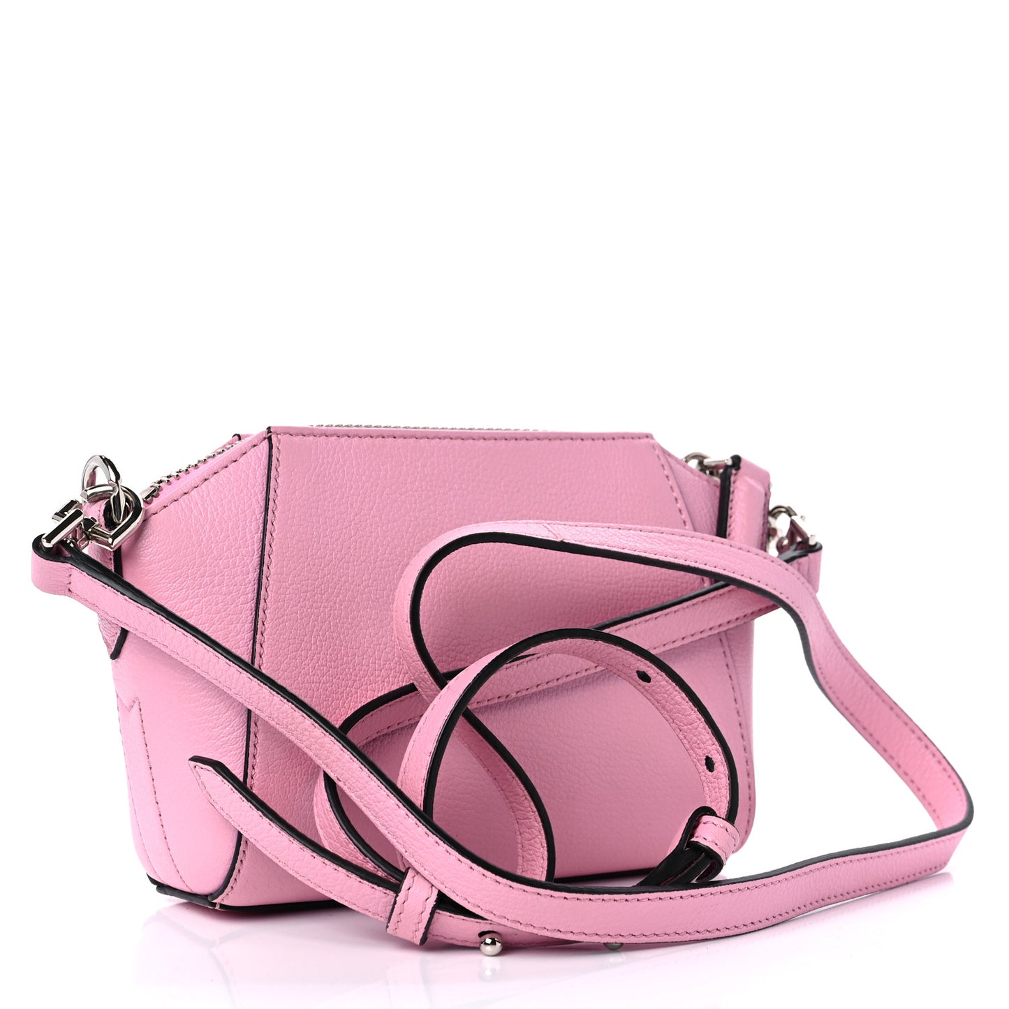 Sugar Goatskin Nano Antigona Bright Pink