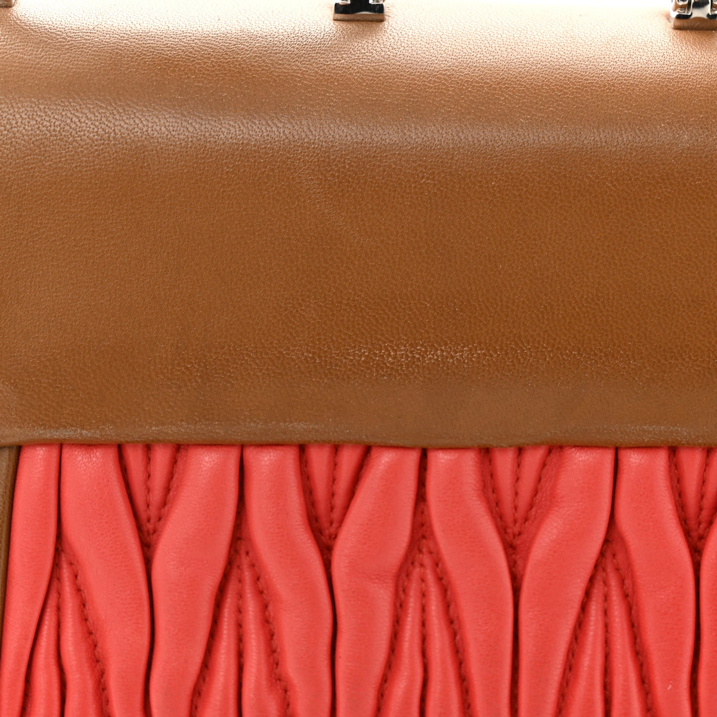 Nappa Matelasse Top Handle Tote