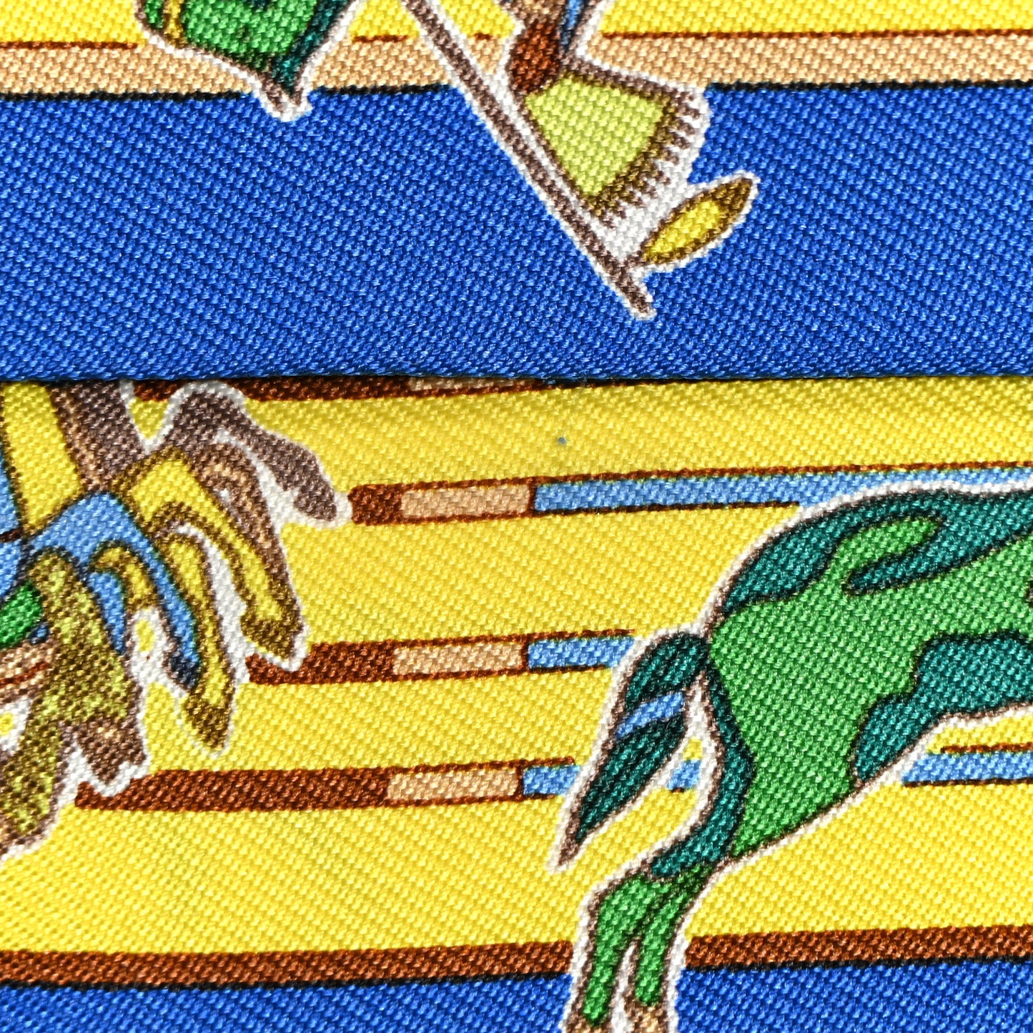 Silk Pani La Shar Pawnee Twilly Bleu Roy Jaune