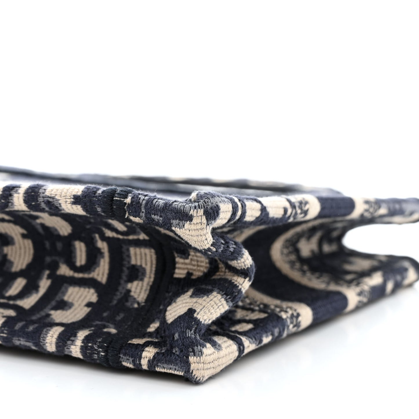 Oblique Mini Book Tote Blue Multicolor