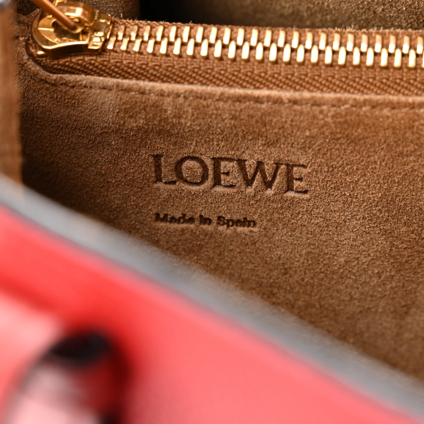 Calfskin Small Gate Tote Scarlet Red