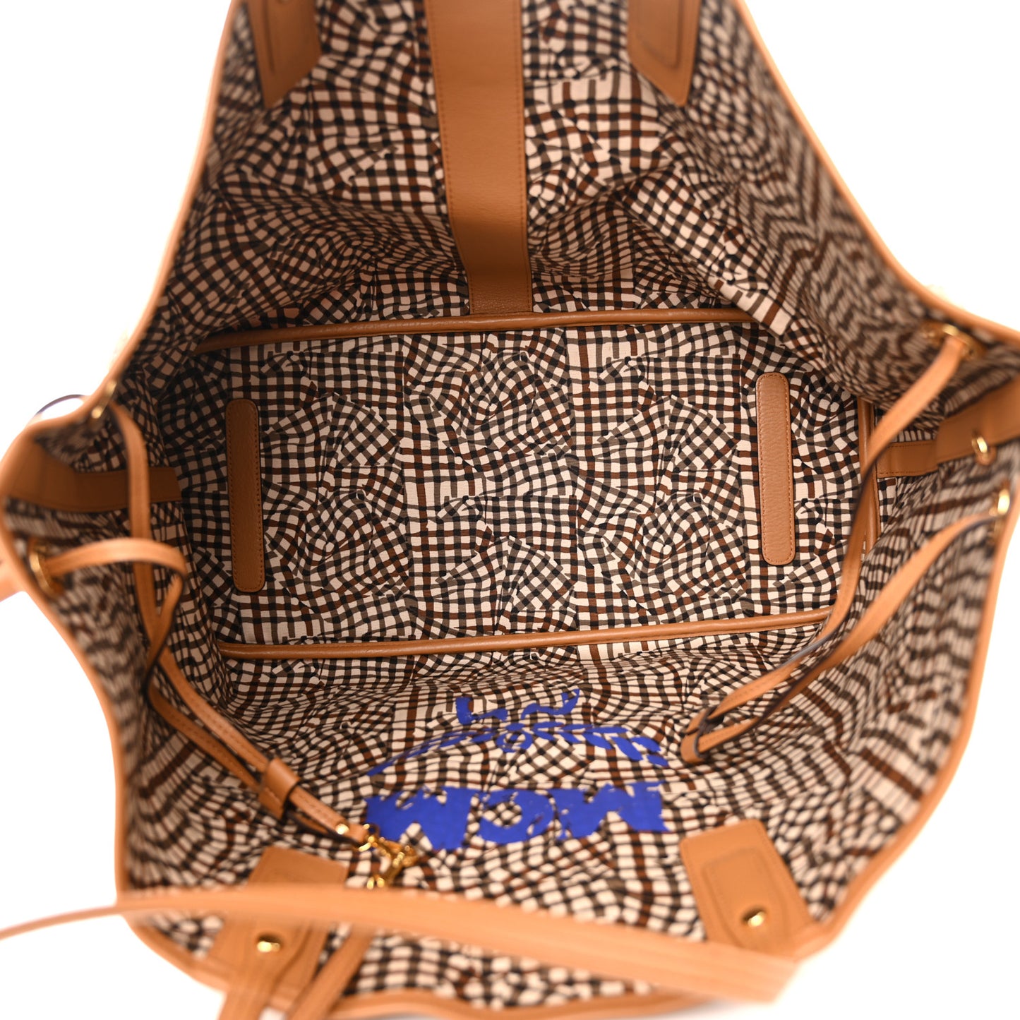Visetos Large Liz Reversible Shopper Tote Cognac